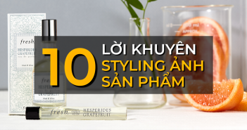 10 lời khuyên trong styling ảnh sản phẩm