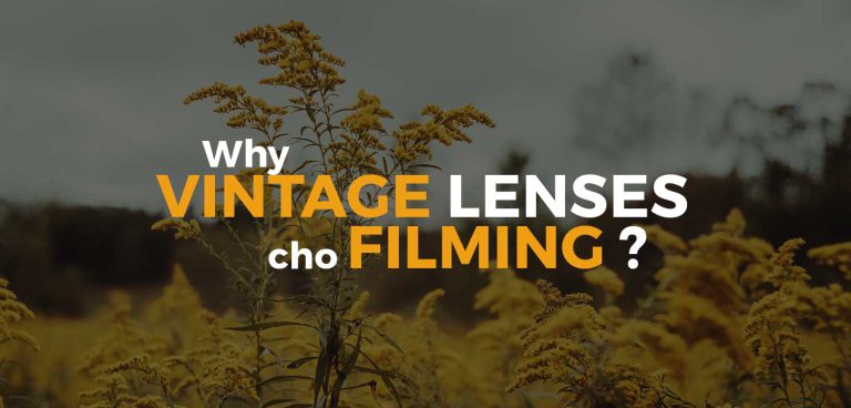 vintage lens in videography