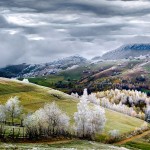Mùa đông bao phủ trên ngôi làng Pestera ở Romania - © Eduard Gutescu