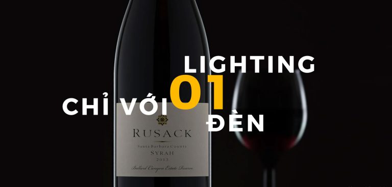 one light setup product photography